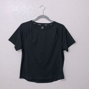 Spyder black active wear crop top size medium